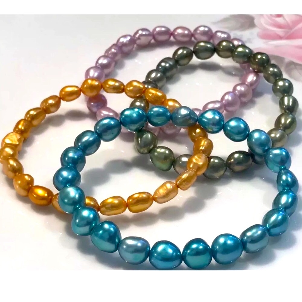 Honora 4 Cultured Pearl Stretch Bracelets 90$